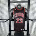 Chicago Bulls Jordan #23 Black Jersey