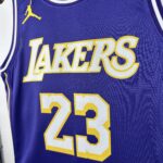 Los Angeles Lakers James #23 Purple Jersey - Imagen 2