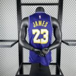 Los Angeles Lakers James #23 Purple Jersey - Imagen 3