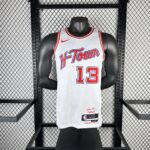 Houston Rockets Harden #13 White Jersey