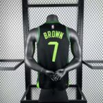 Boston Celtics Brown #7 Black Jersey - Imagen 3