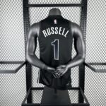 Brooklyn Nets Rusell #1 Black Jersey - Imagen 3