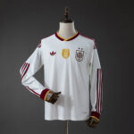 España Campeón 2026 Visita Jersey Fan Manga Larga (Dos Estrellas)